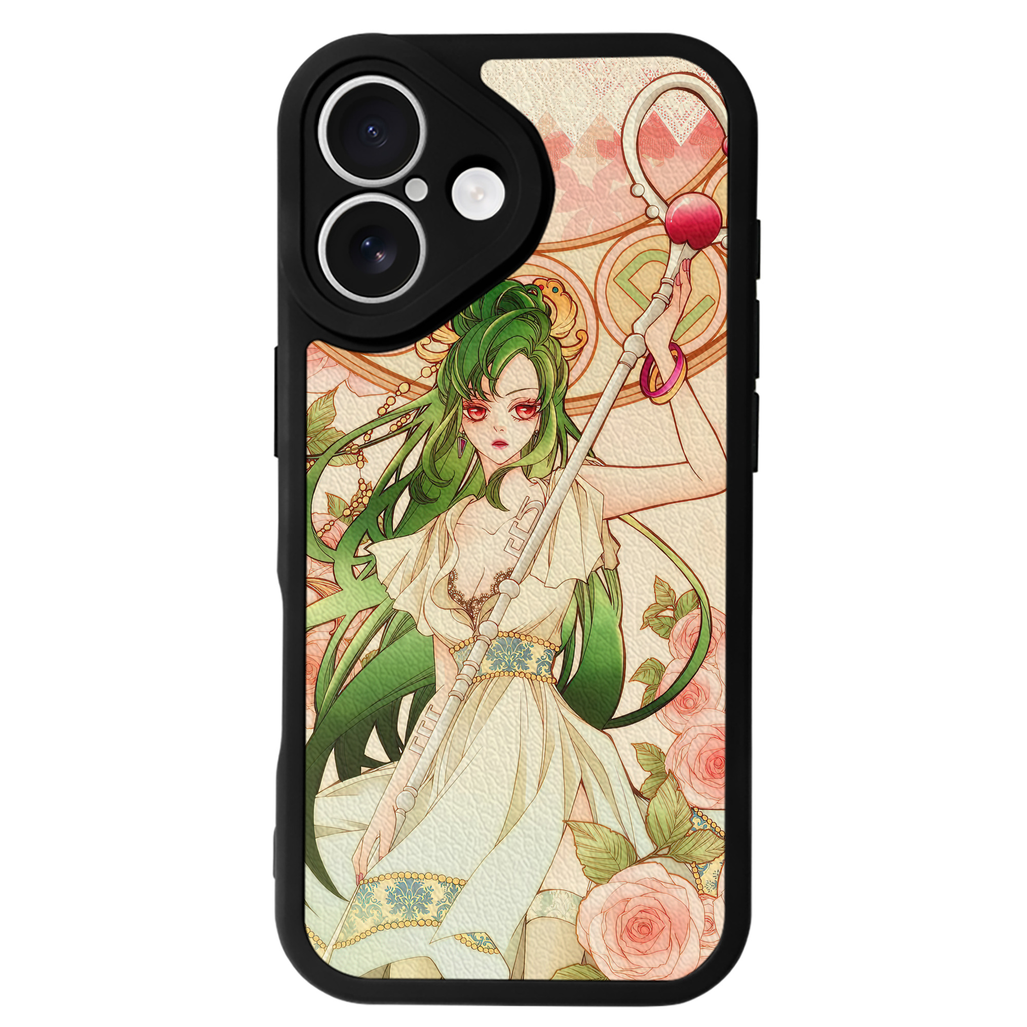 （画像用） 美少女戦士セーラームーン Sailor Moon 【iPhone 16シリーズ対応】シリコンスマホケース（レザー調） 材質：シリコン
